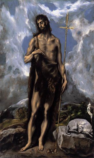 El Greco's portrait of John the Baptist